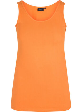 Solid colour basic top, Amberglow, Packshot image number 0