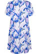 FLASH - V-neck dress with print, Snow White Flower, Packshot image number 1