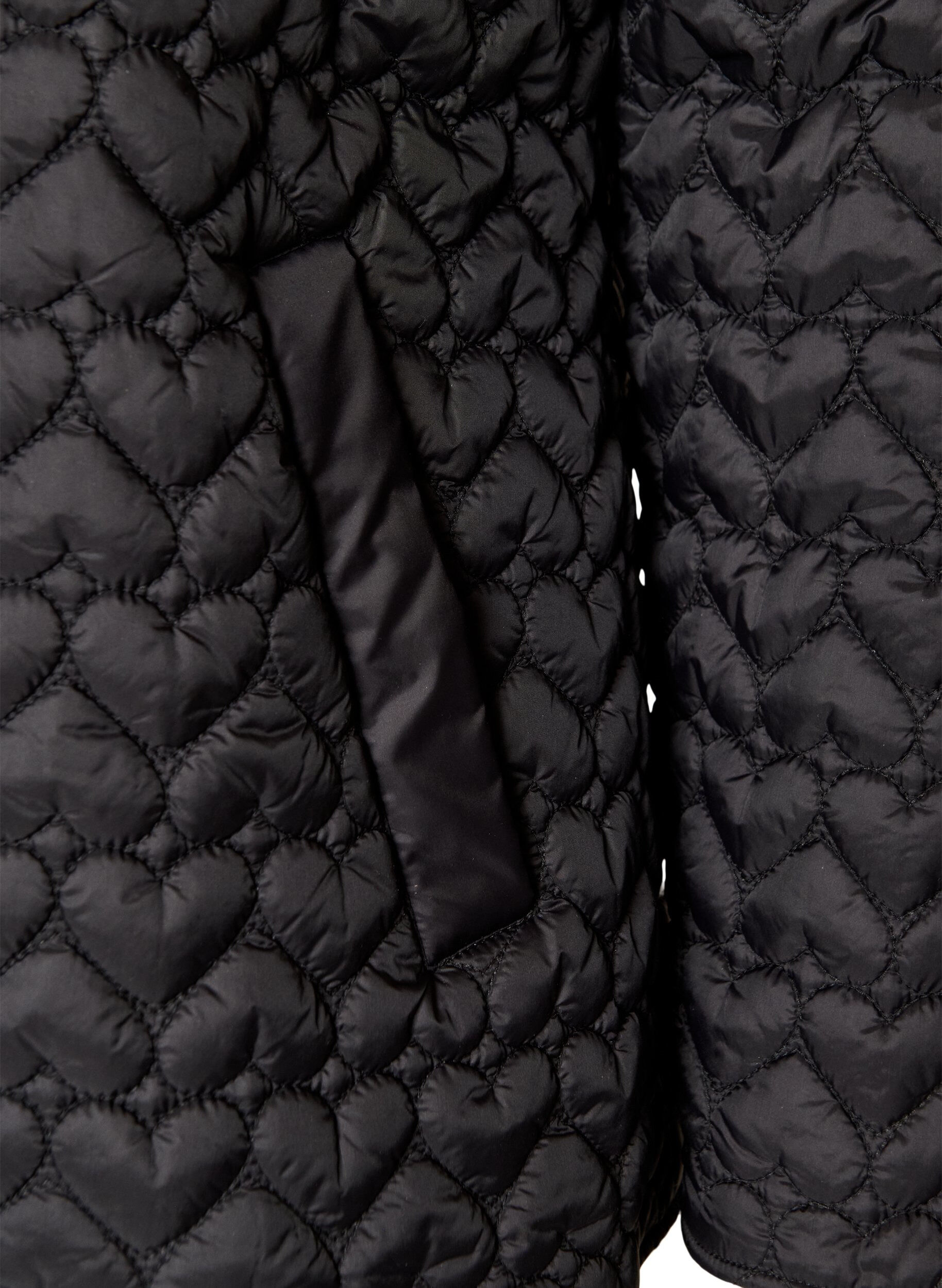 ZizzifashionLightly padded jacket with decorative quilting, Black, Packshot image number 3
