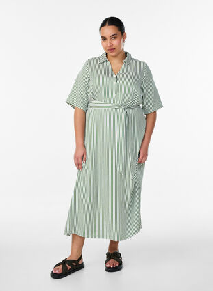 ankle shirt dress Classic Cotton Mini Shirt Dress (Women)