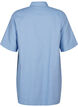 Striped tunic with buttons and chest pockets, Light Blue, Packshot image number 1