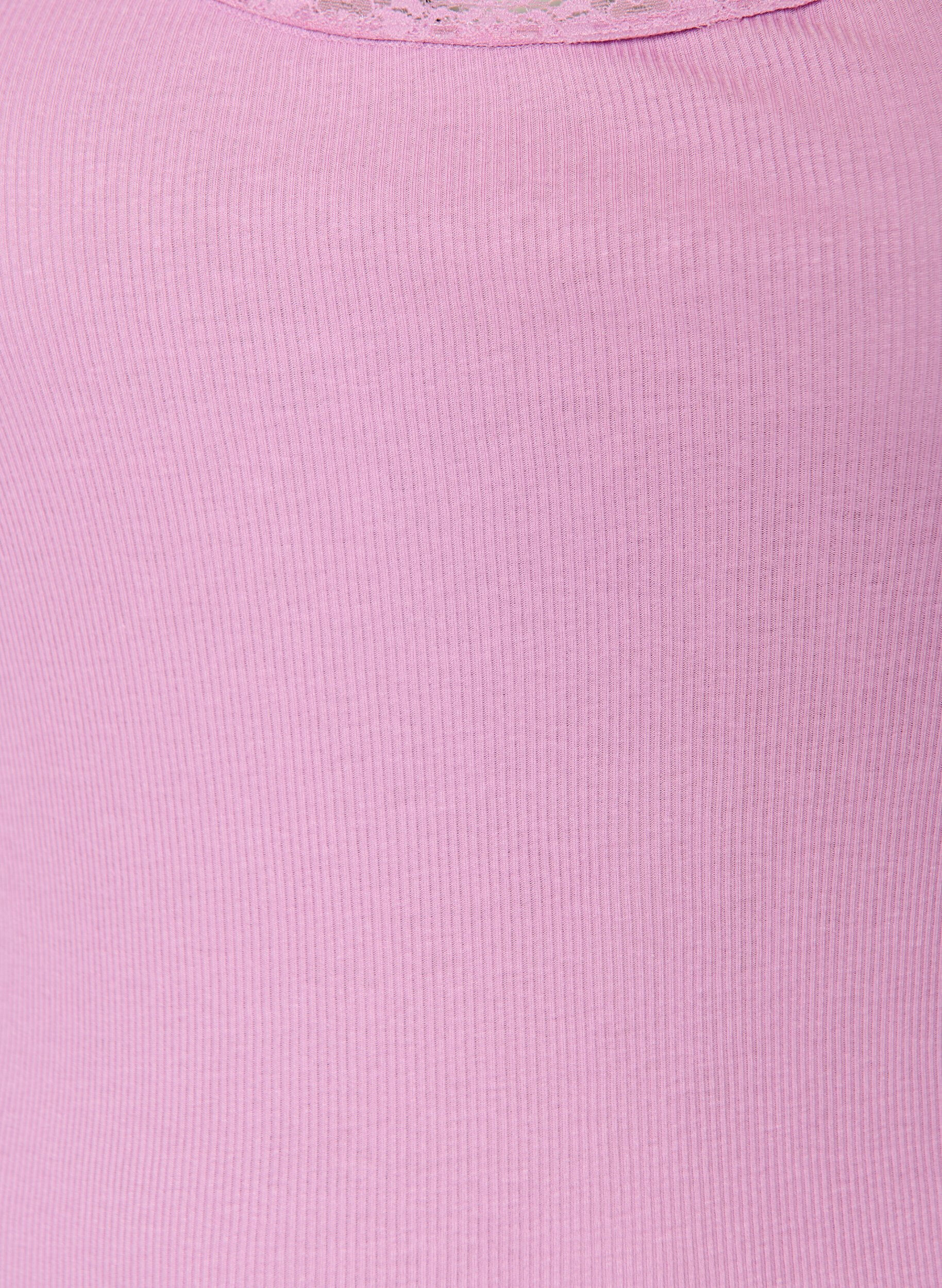 ZizzifashionTop with lace trim, Purple, Packshot image number 2