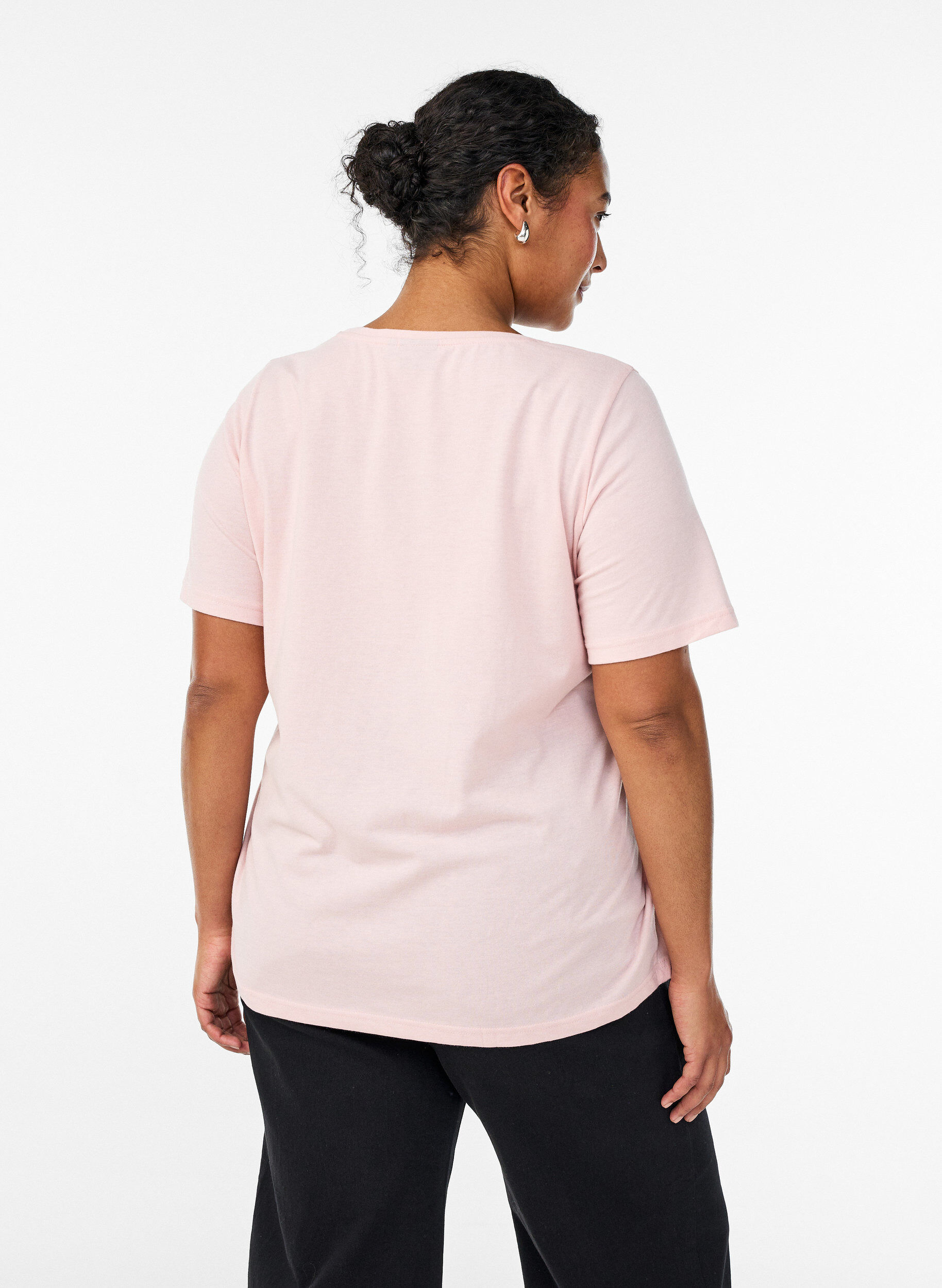 ZizzifashionT-shirt with motif, Red, Model image number 2