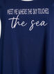 Sleeveless A-line dress, Blue, Packshot image number 2