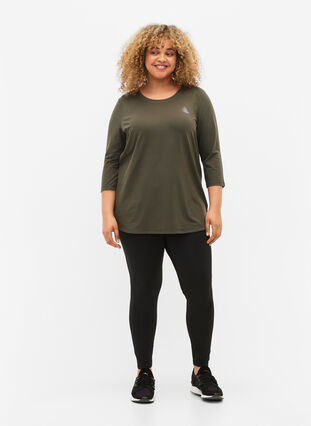 Workout top with 3/4 sleeves, Chimera, Model image number 2