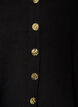 Fine-knit cardigan with decorative buttons, Black, Packshot image number 2