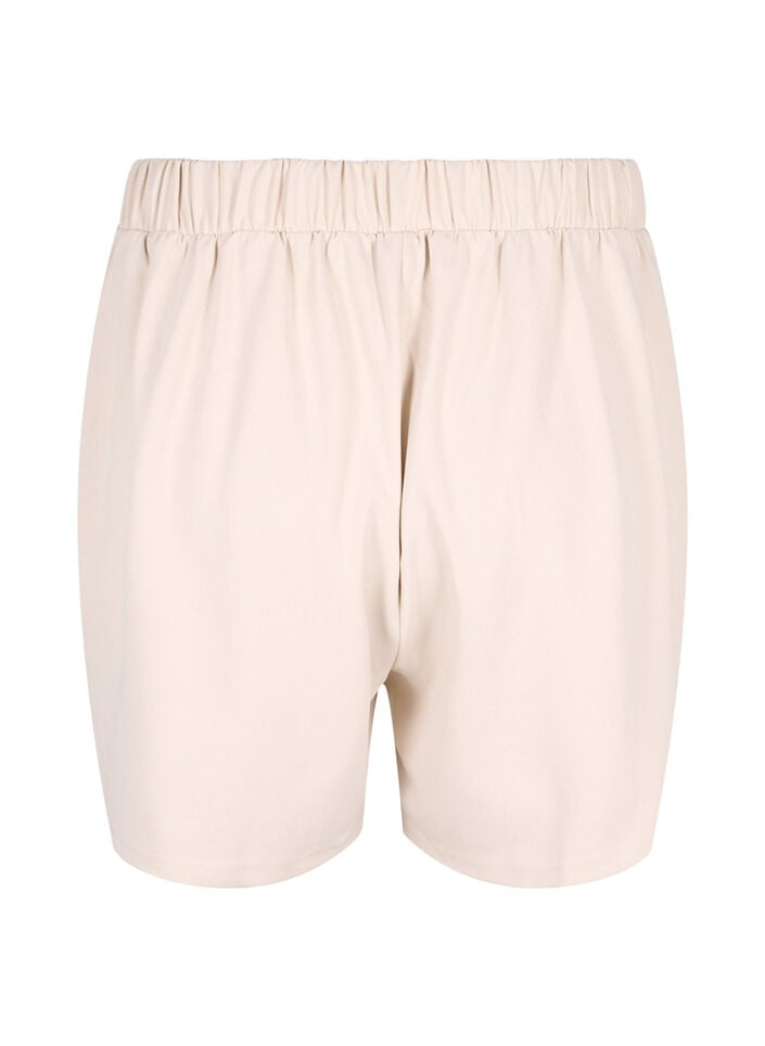 Loose shorts with pockets, Beige, Packshot image number 1