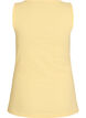 Slim-fit tank top with rhinestones, Yellow, Packshot image number 1
