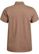 Polo shirt with short sleeves, Brown, Packshot image number 1