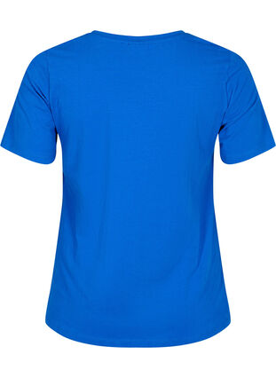 Basic plain cotton t-shirt, Skydiver, Packshot image number 1