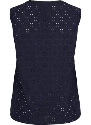 Top with broderie anglaise, Night Sky, Packshot image number 1