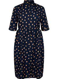 FLASH - Shirt dress with polka dots