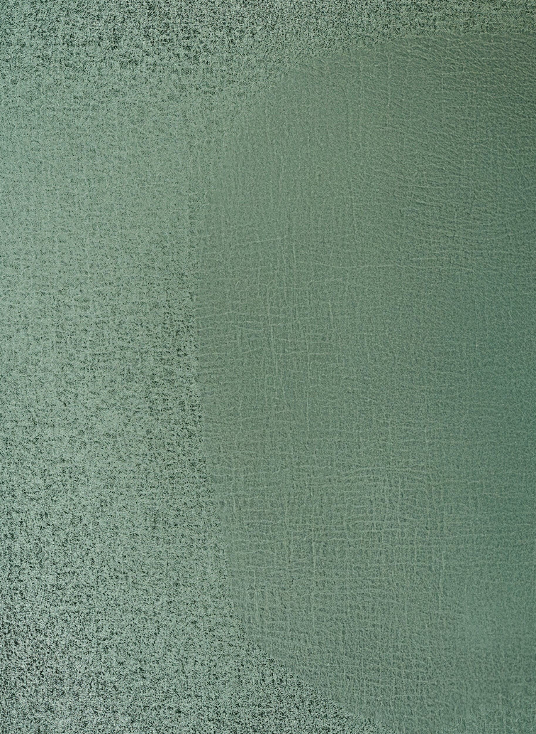 ZizzifashionBlouse with V-neck and ruffles, Green, Packshot image number 2
