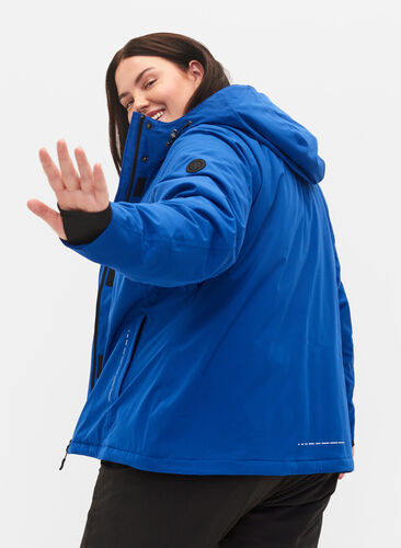 Ski jacket with adjustable hem and hood, Surf the web, Model image number 1