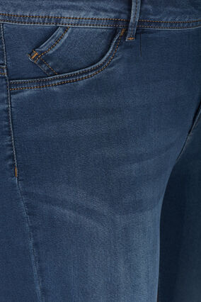 Extra slim fit Amy jeans with a high waist, Blue d. washed, Packshot image number 2
