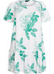 Viscose dress with cutline, Green, Packshot image number 0