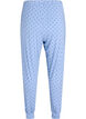 Night trousers in modal with high waist, Blue, Packshot image number 1