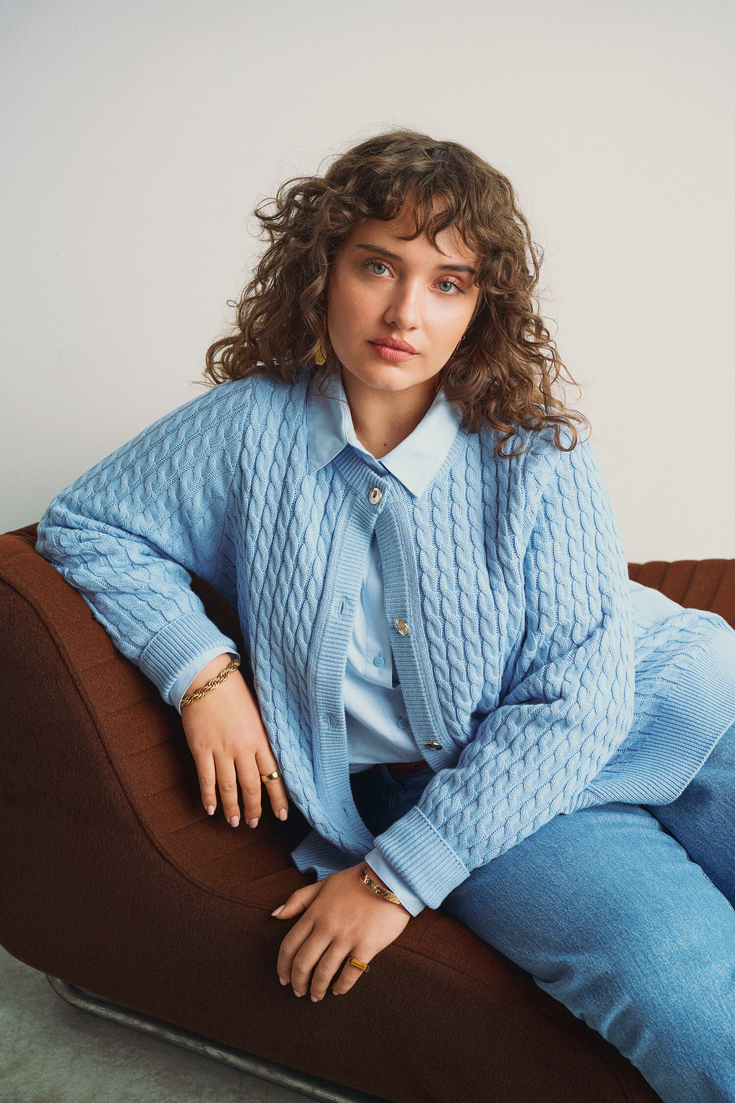 Zizzifashion Blue details, , Model