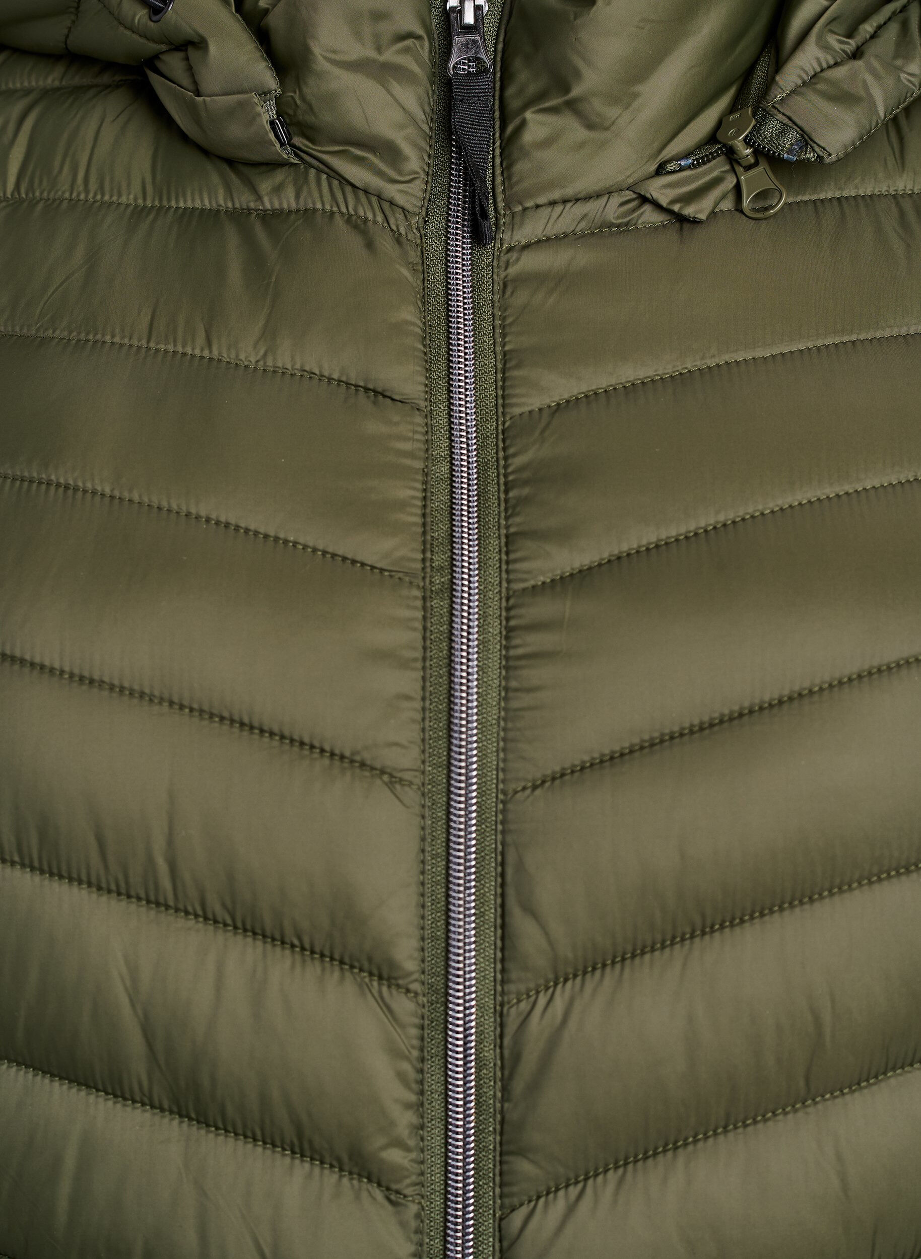 ZizzifashionLightweight jacket with pockets and a detachable hood, Green, Packshot image number 2