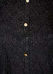 Lace blouse with decorative buttons, Black, Packshot image number 2