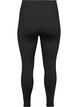 Cropped basic workout leggings, Black, Packshot image number 1