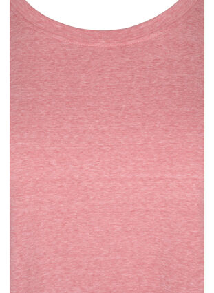 Mottled t-shirt in cotton, Blush Mel, Packshot image number 2