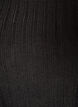 Jersey blouse with ribbed structure and long sleeves, Black, Packshot image number 2