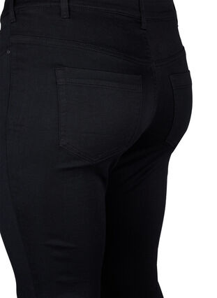 Viona regular waist jeans, Black, Packshot image number 3