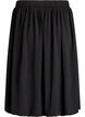 Mid-length balloon skirt with an elastic waistband, Black, Packshot image number 0