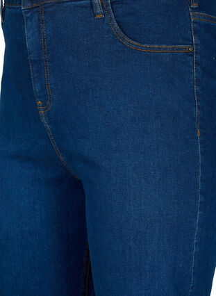 Extra high-waisted Megan jeans with regular fit, Dark blue, Packshot image number 2