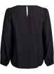 Long-sleeved viscose blouse, Black, Packshot image number 1