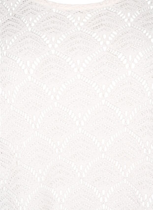 Crochet blouse with 3/4 sleeves, Sandshell, Packshot image number 2