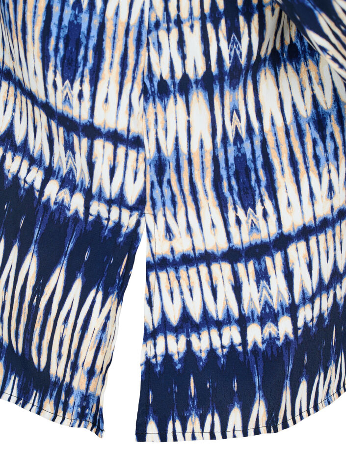 Patterned shirt, Blue, Packshot image number 3