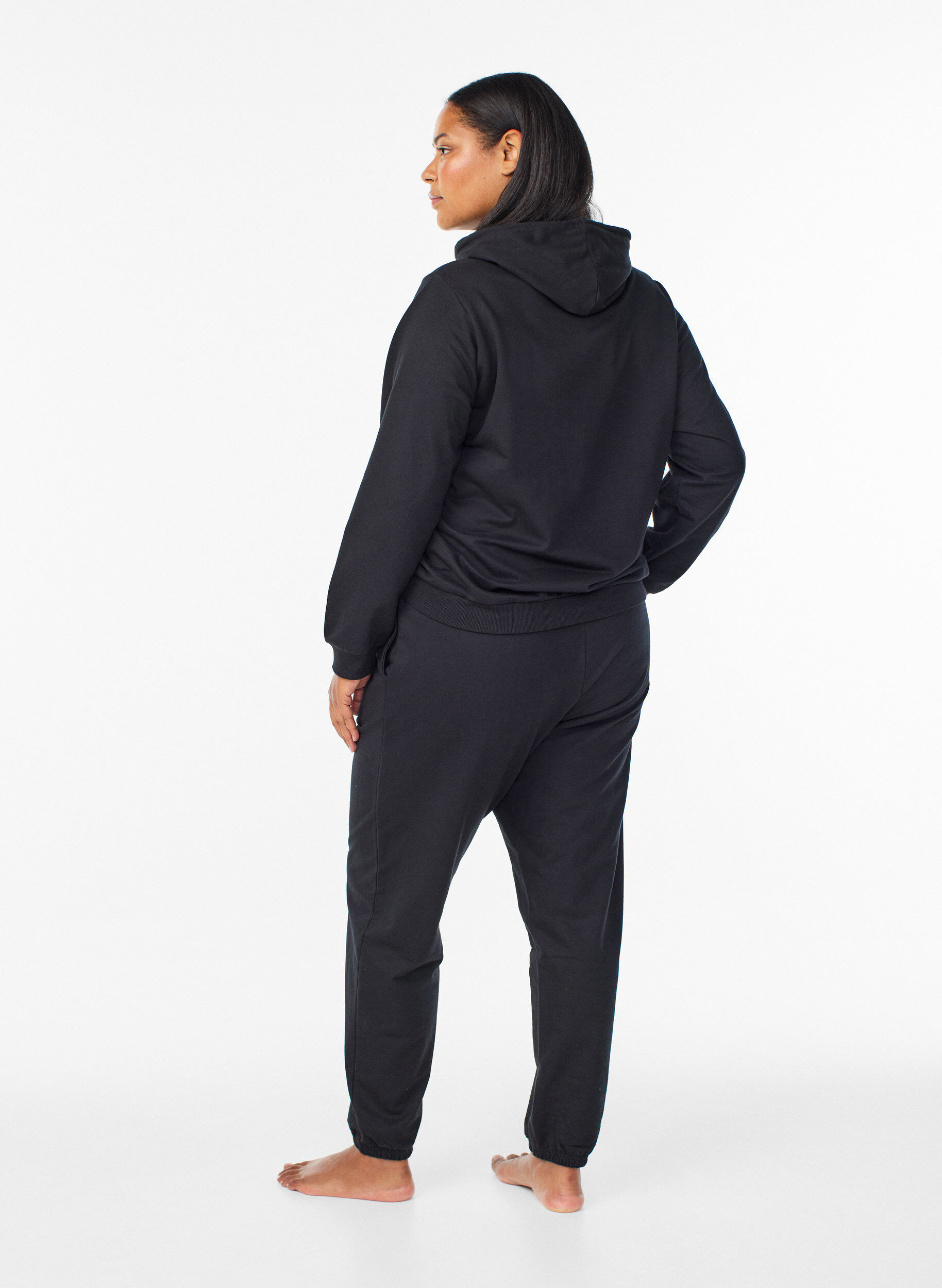 ZizzifashionSweatpants with pockets, Black, Model image number 1