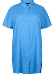 Long shirt with short sleeves, Ultramarine, Packshot