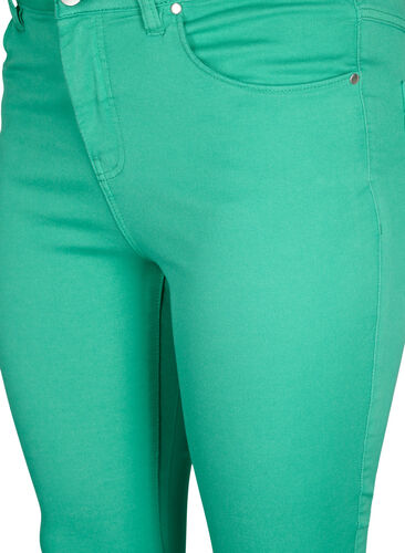 High waisted Amy jeans with super slim fit, Holly Green, Packshot image number 2