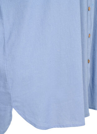 Blouse with 3/4-length sleeves and button closure, Troposphere, Packshot image number 3