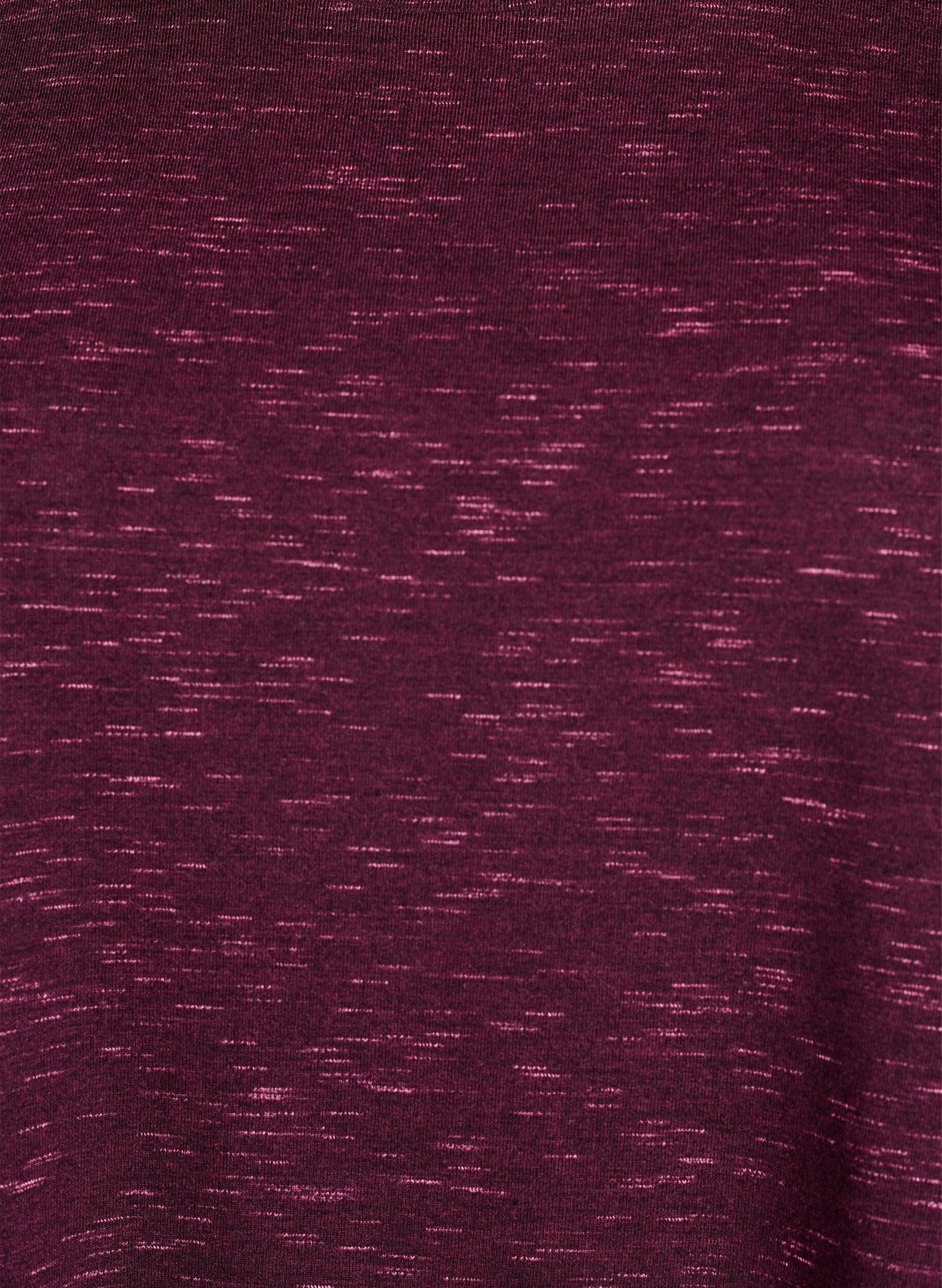 ZizzifashionLoose workout t-shirt with short sleeves, Dark Bordeaux, Packshot image number 2