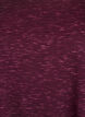 Loose workout t-shirt with short sleeves, Dark Bordeaux, Packshot image number 2