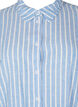Striped shirt in linen and viscose, Light Blue, Packshot image number 2