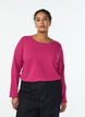 Basic jersey top with long sleeves, Pink, Model image number 0
