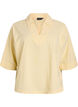 Loose blouse with collar and 1/2 sleeves, Yellow, Packshot image number 0