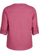 Cotton shirt blouse with v-neck, Malaga, Packshot image number 1