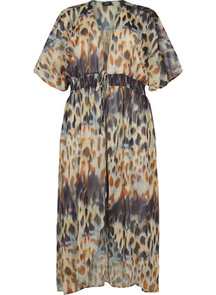 Beach printed kimono, Abstract Leopard, Packshot image number 0