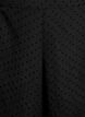 Loose chiffon trousers with dots, Black, Packshot image number 2