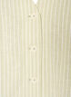 Striped vest in linen and viscose, Green, Packshot image number 2