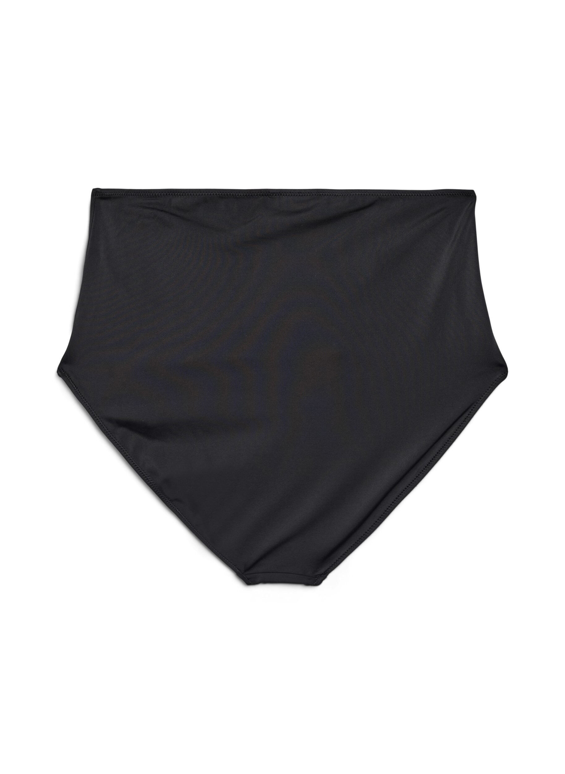 ZizzifashionHigh waisted bikini bottom, Black, Packshot image number 1