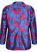 Floral blazer with pearl button, Blue Quartz Jaquard, Packshot image number 1