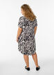 Dress with print and short sleeves, Black, Model image number 2