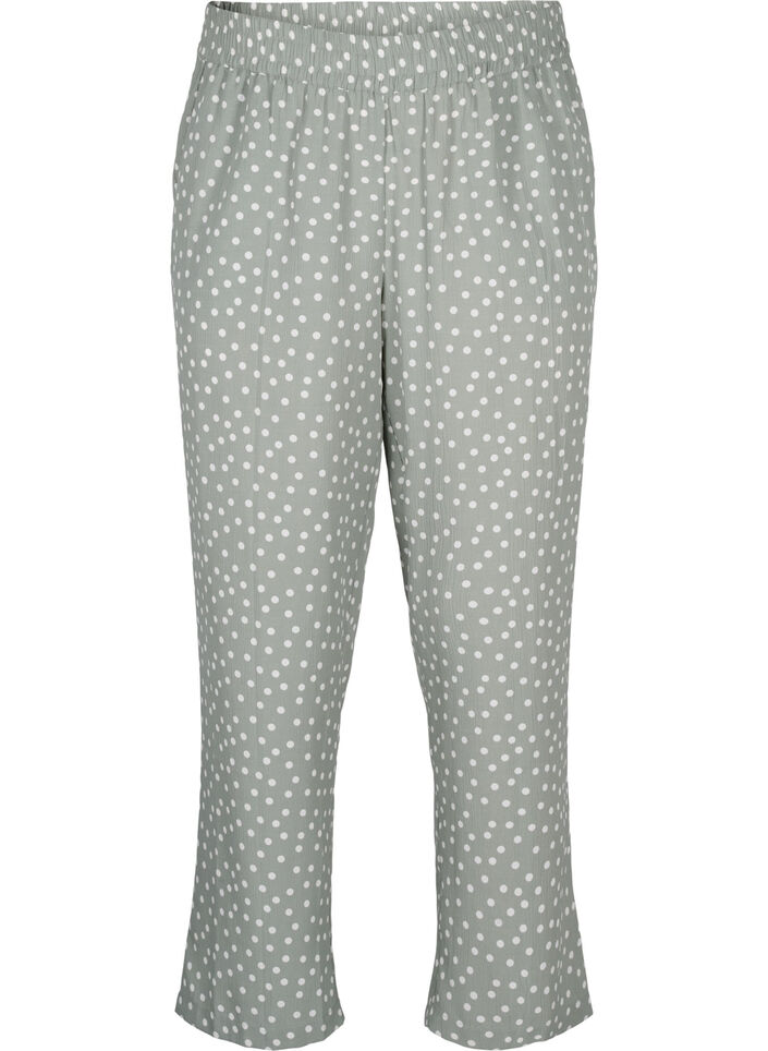 FLASH - Pants with print and pockets, Iceberg Green Dot, Packshot image number 0